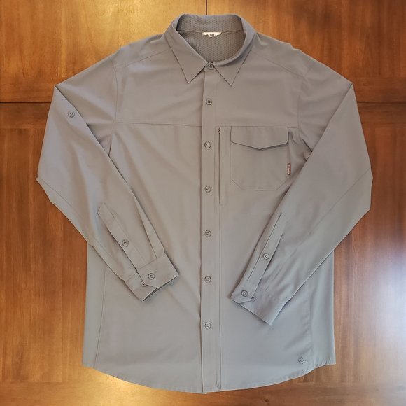 Columbia Other - Columbia - Men's - Omni-Wick EVAP - Long Sleeve Shirt - Blue - Size XL